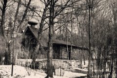 THE EARLY DAYS. Full church exterior side view