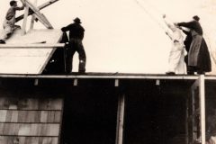 THE EARLY DAYS. Installing the cupola